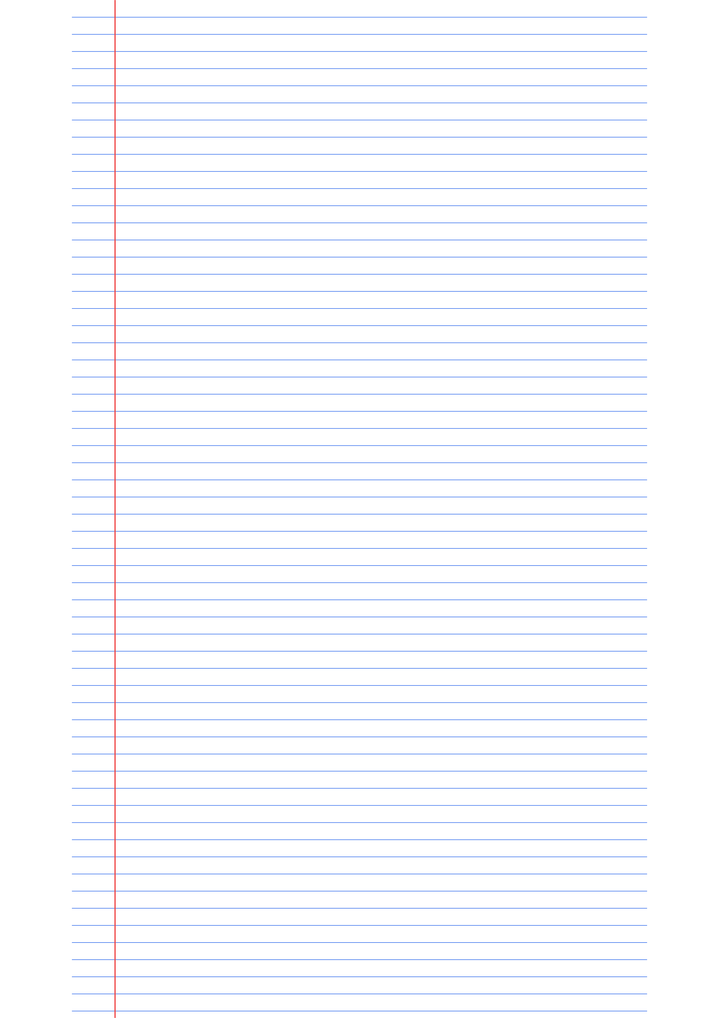 A4 5mm Printable Lined Paper preview