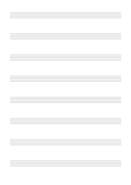 Printable Staff Paper preview